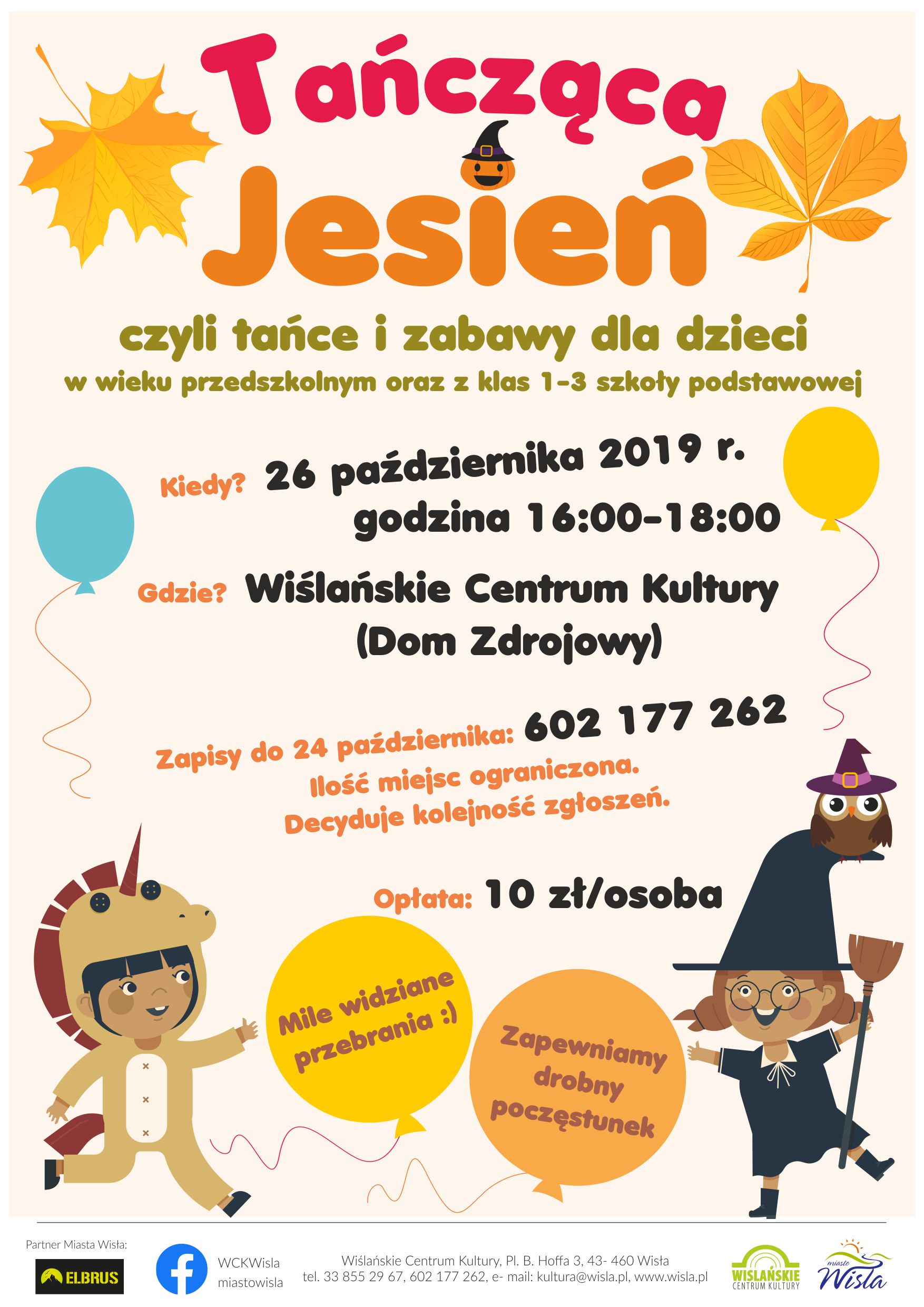 'Tańcząca Jesień', czyli tańce i zabawy dla dzieci